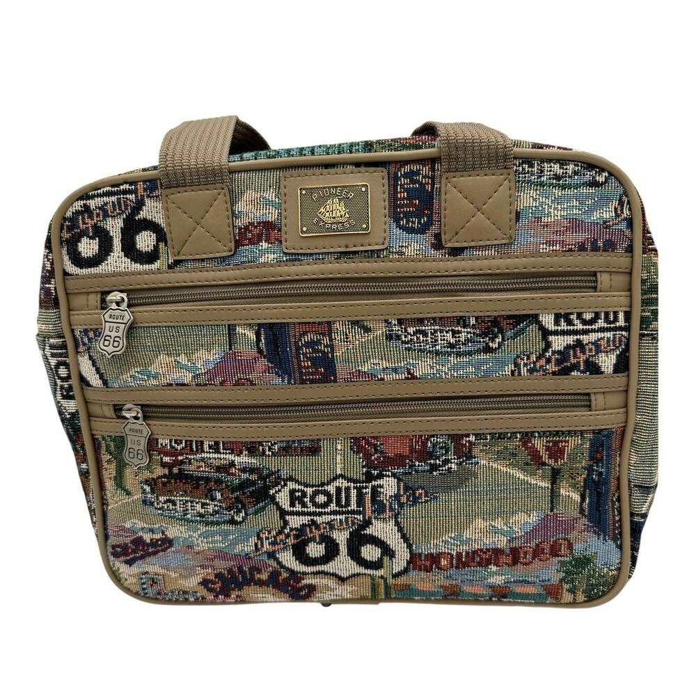 Vintage Pioneer Express Route 66 Carry On Bag